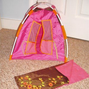 Our Generation Tent and Sleeping Bag - Like New -
